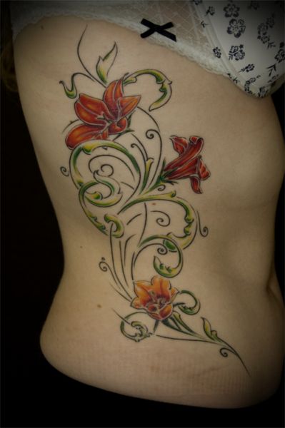 Orchid Flower Tattoo Designs Orchid Flower Tattoo Designs